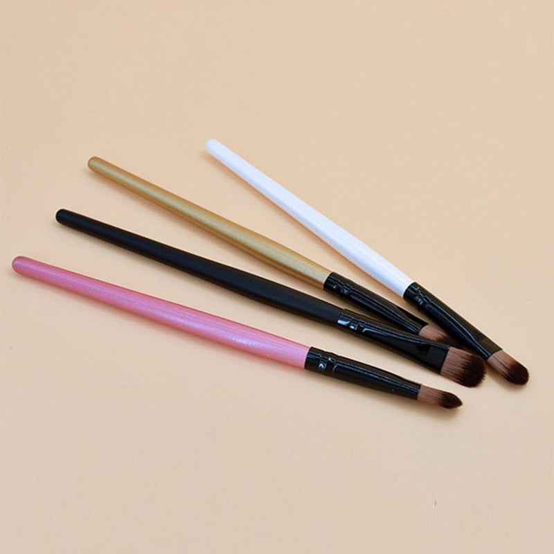 1 Pcs Blending Makeup Brush Portable Wooden Handle Makeup Brush For Eyeshadow Nose Contour Smudge Makeup Tool TSLM1