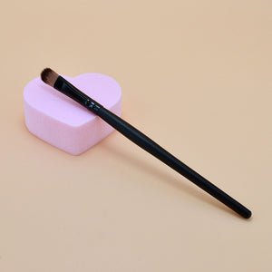 1 Pcs Blending Makeup Brush Portable Wooden Handle Makeup Brush For Eyeshadow Nose Contour Smudge Makeup Tool TSLM1