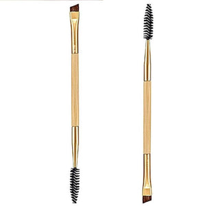 1PC Brushes Cosmetics Double Head Eyebrow Brush Eyeliner Eyelash Comb Lip Makeup Brush Portbale Long Lasting Women Cosmetic Tool